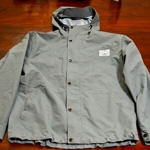 Poler Rain Jacket Size Medium Gray